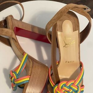 Christian Louboutin Colorful Knot Heels